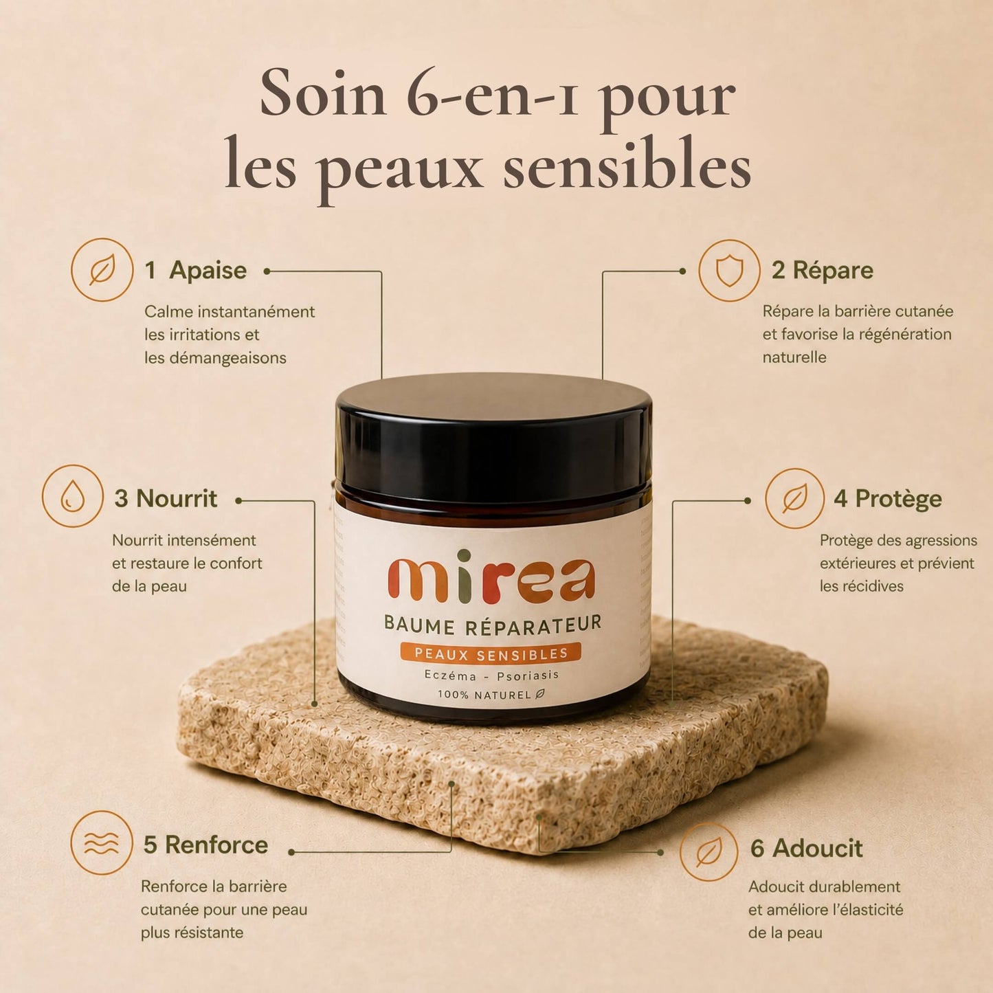 Baume MIREA réparateur naturel