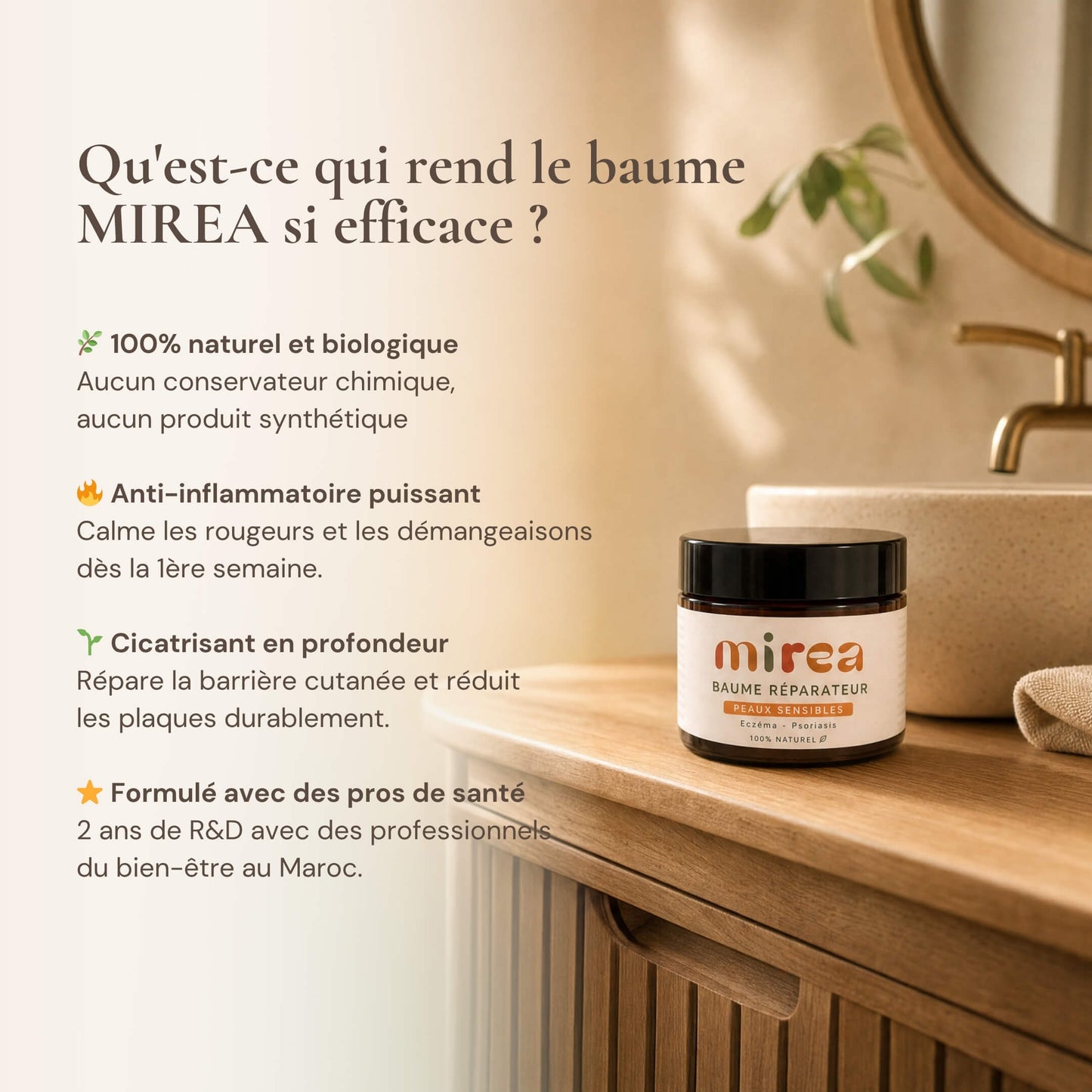 Baume MIREA réparateur naturel